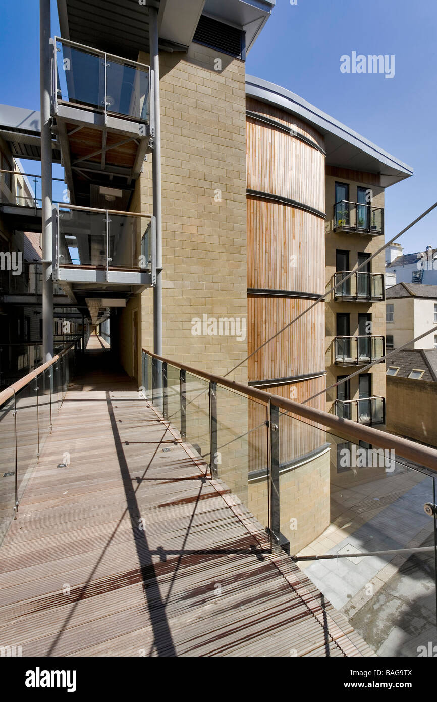 La Azure Apartments, architetti DESIGN GROUP, Plymouth, Regno Unito Foto Stock