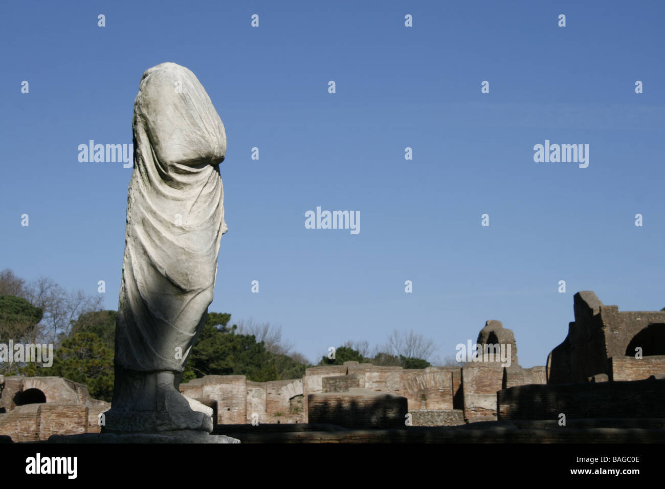 Oman le rovine di antiche città di Ostia antica, Italia Foto Stock