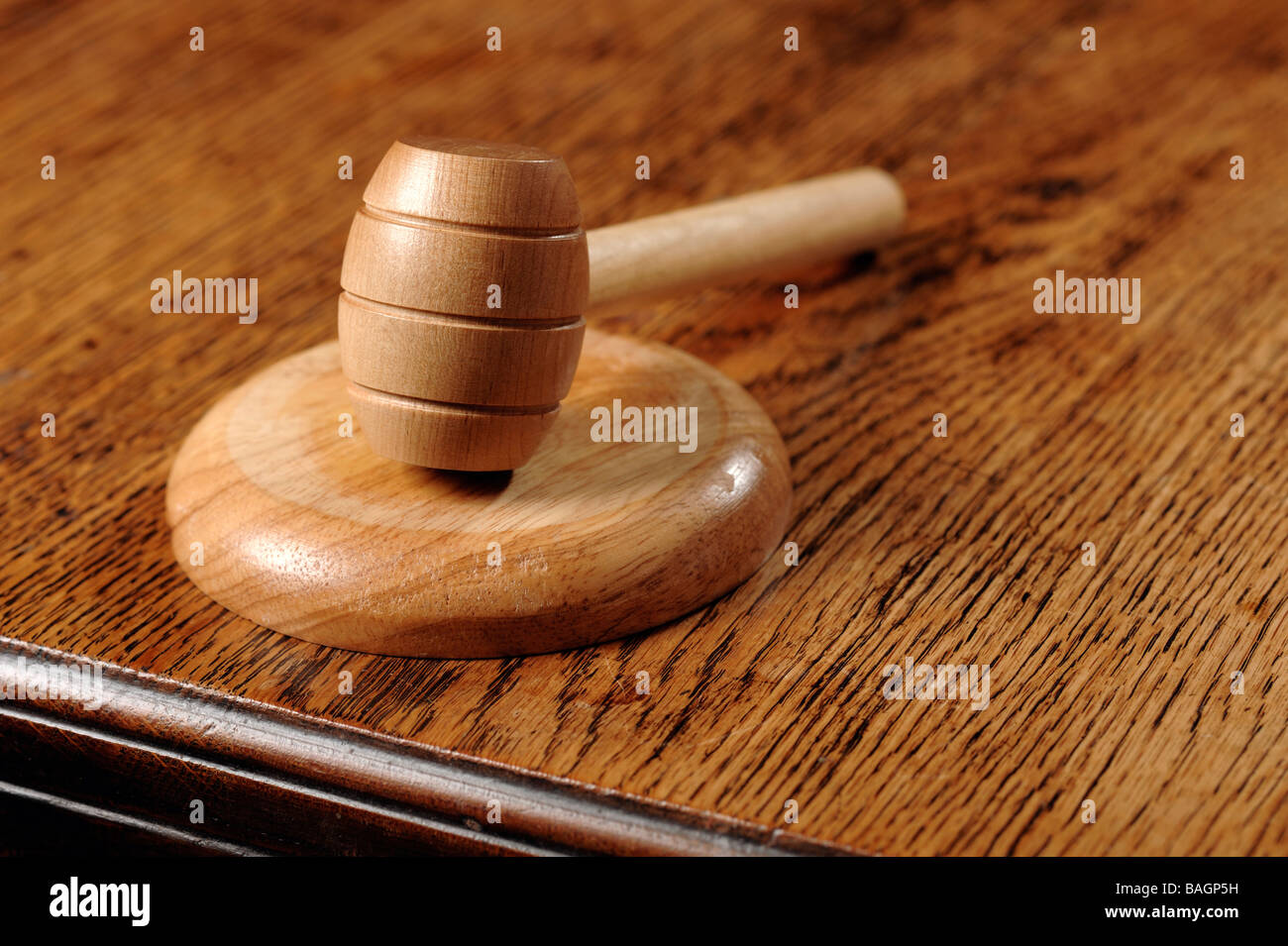 Banditore martello martello Foto Stock