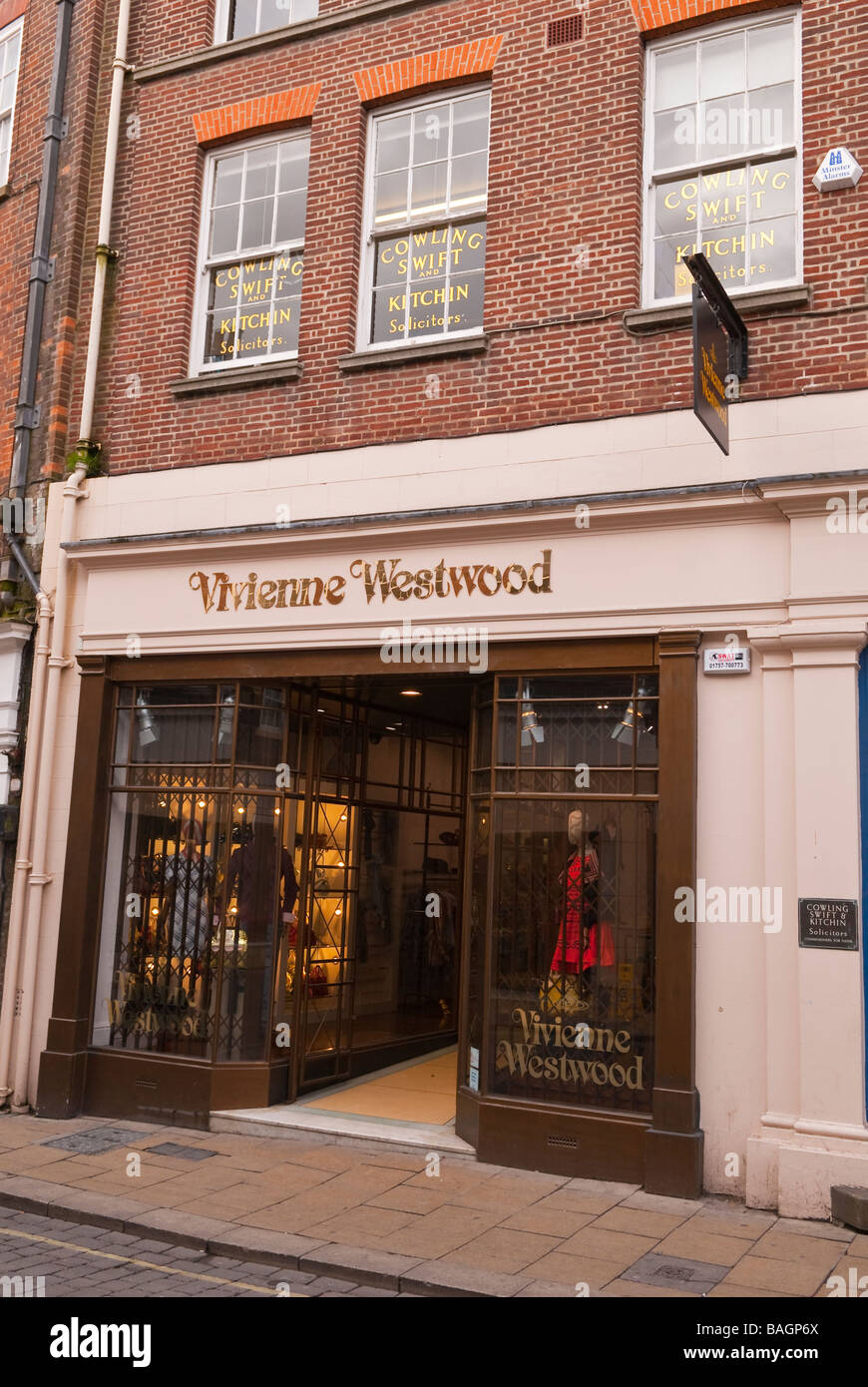 Il Vivienne Westwood shop store in York,Yorkshire, Regno Unito Foto Stock