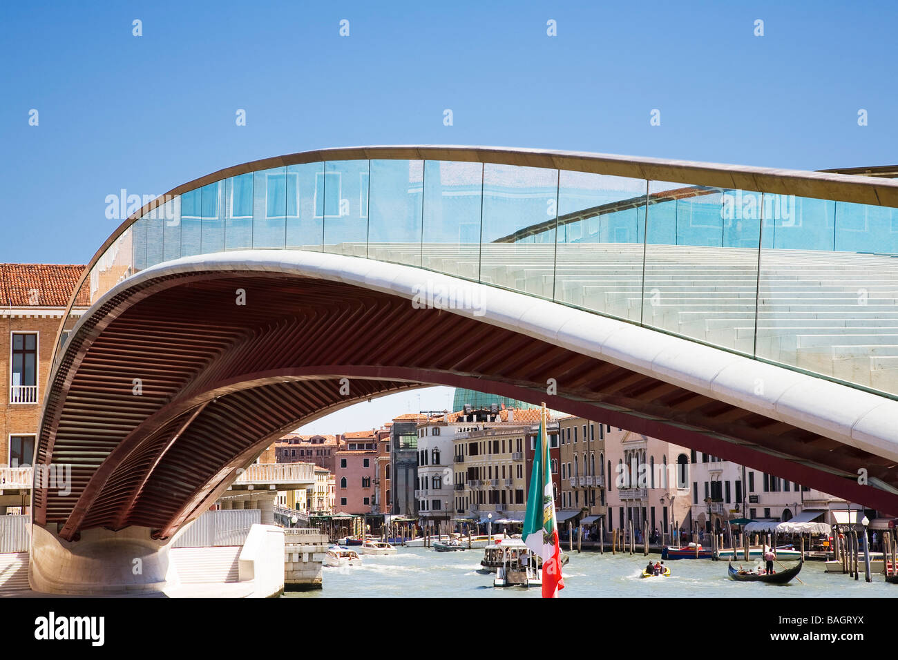 Ponte della Costituzione, Venezia, Italia, 2008 Foto Stock