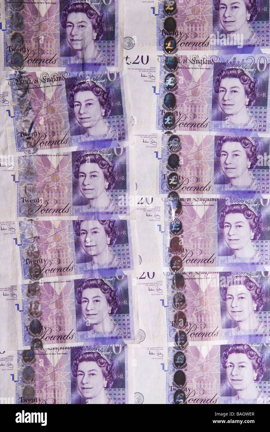 British banconote Foto Stock