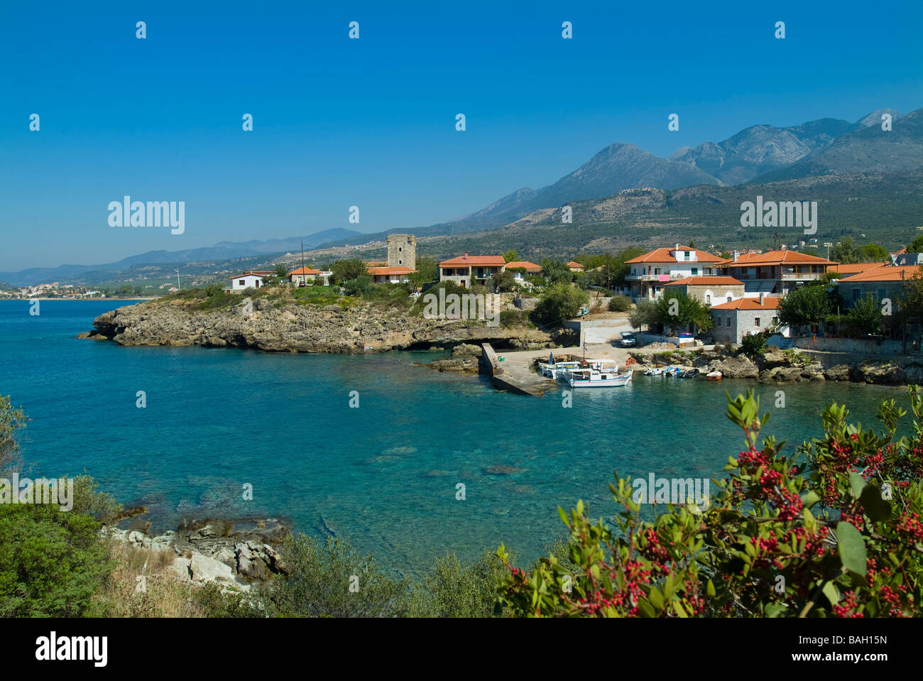 Agios Dimitrios, Peloponneso, Grecia Foto Stock