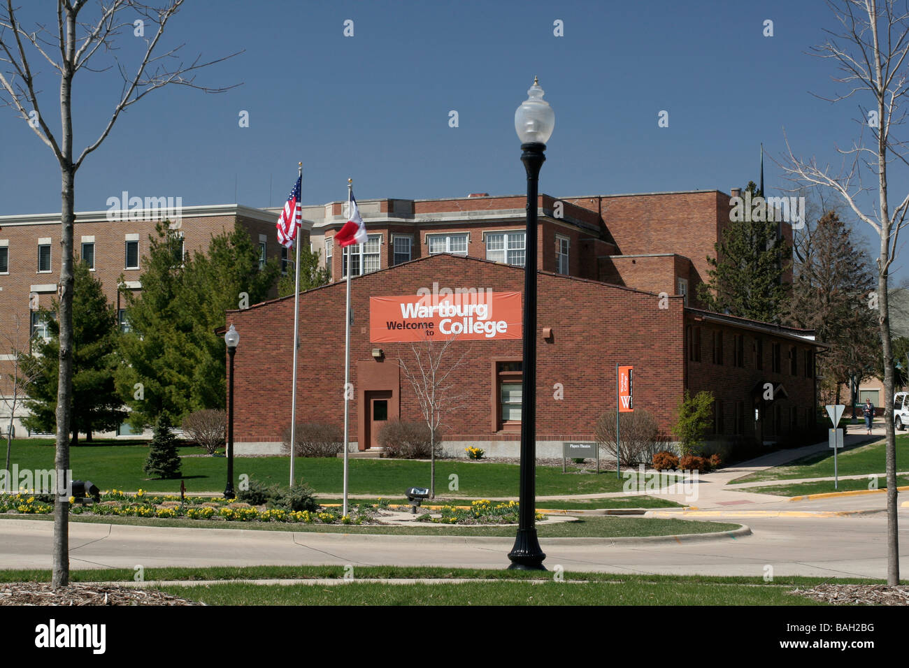 Wartburg College Waverly Iowa Foto Stock