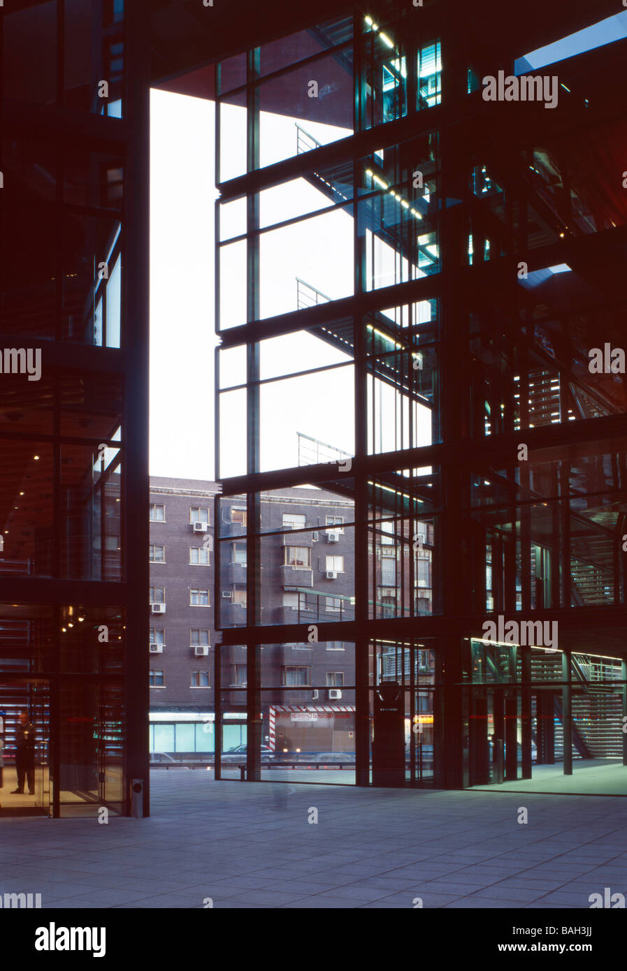 Museo Reina Sofia, JEAN NOUVEL, Madrid, Spagna Foto Stock