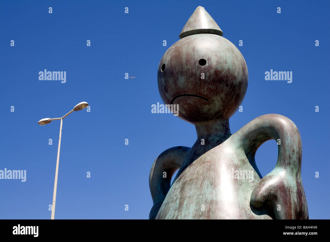 Paesi Bassi Olanda meridionale Provincia, l'Aia, Scheveningen, quadrato di Beelden aan Zee museo, opera dello scultore Tom Foto Stock