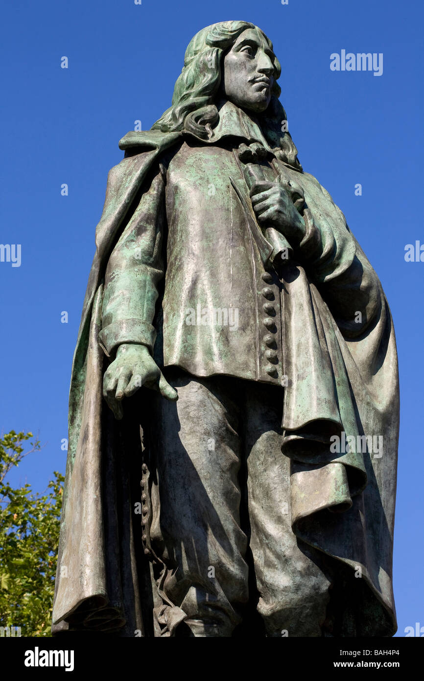 Paesi Bassi Olanda meridionale Provincia, l'Aia, Plaats, statua di Johan de Witt Foto Stock