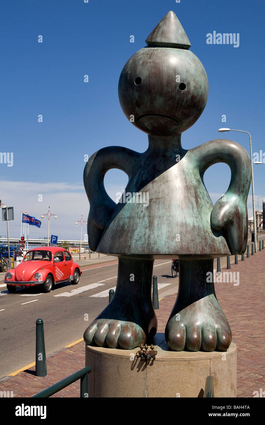 Paesi Bassi Olanda meridionale Provincia, l'Aia, Scheveningen, quadrato di Beelden aan Zee museo, opera dello scultore Tom Foto Stock