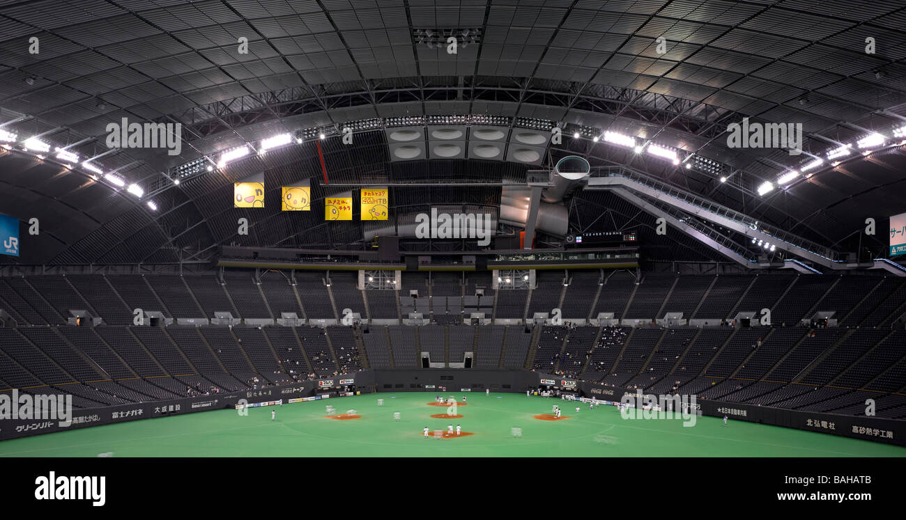 SAPPORO Dome Stadium, Hiroshi Hara atelier, Sapporo, Giappone Foto Stock