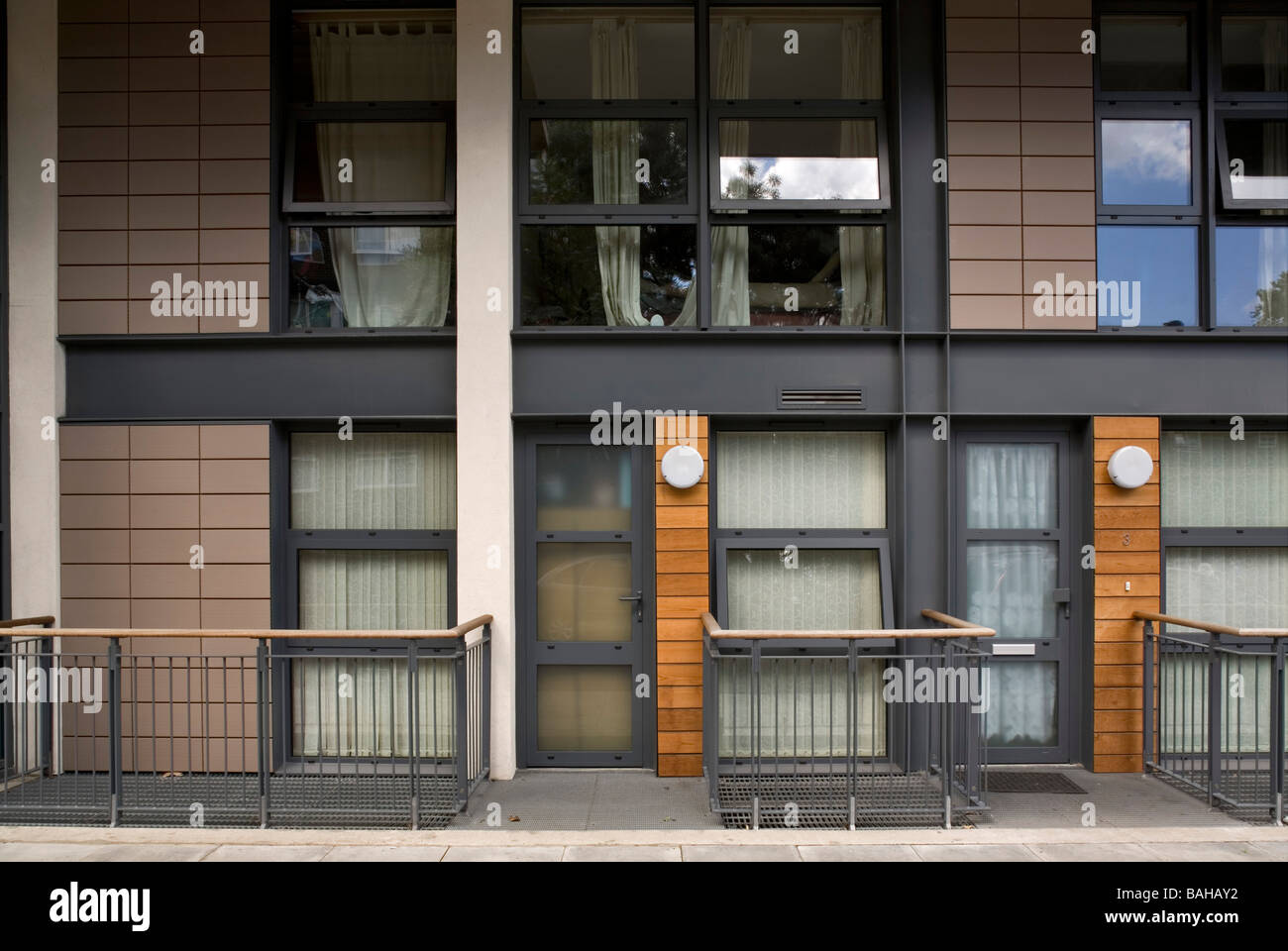 CANARY SOUTH APARTMENTS, HLM Architects di Londra, Regno Unito Foto Stock