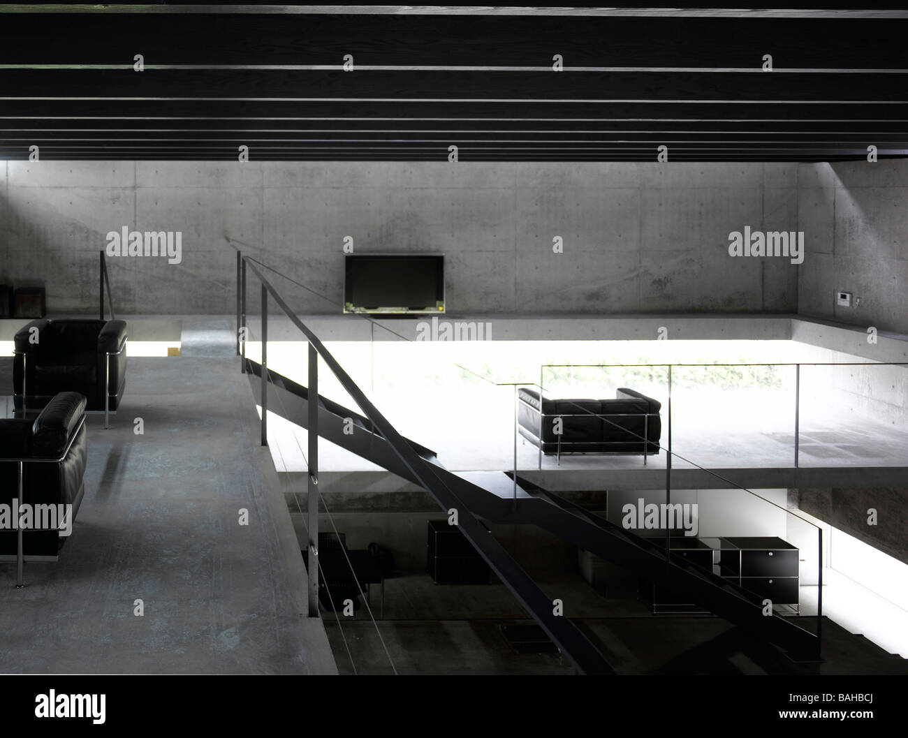 Collettori auto garage, JUN IGARASHI ARCHITECTS, Hokkaido, Giappone Foto Stock