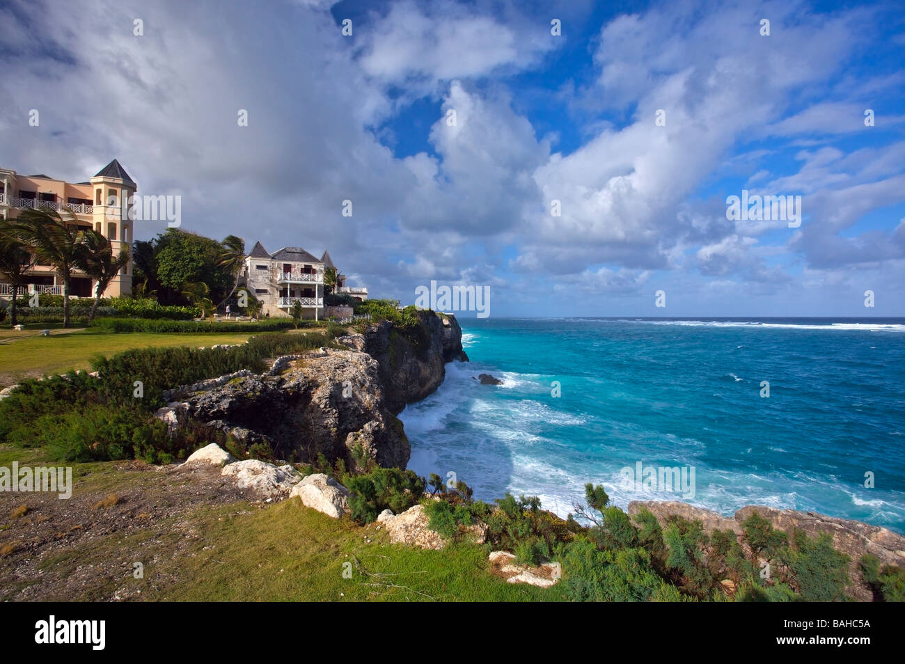 Gru Resort e residenze presso la spiaggia di gru, costa sud di Barbados, 'West Indies' Foto Stock