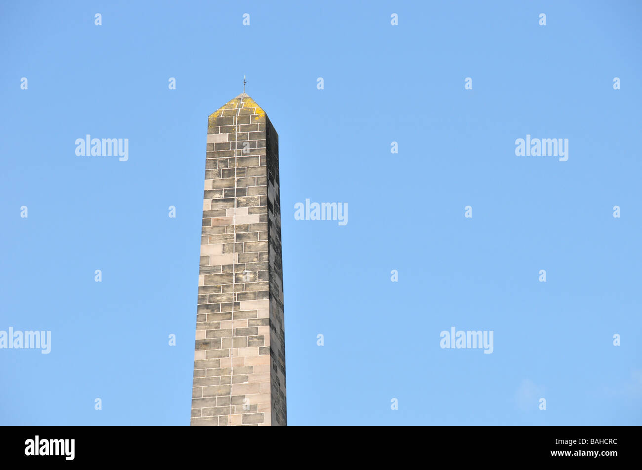 Monumento Nelson Glasgow Green Foto Stock