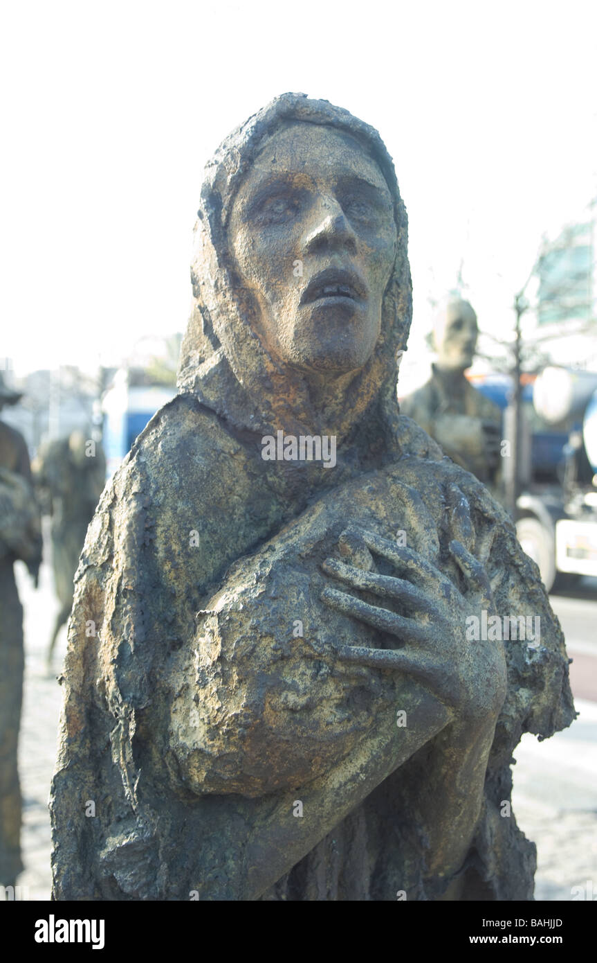 Baile Átha Cliath-Dublin, la grande carestia Foto Stock