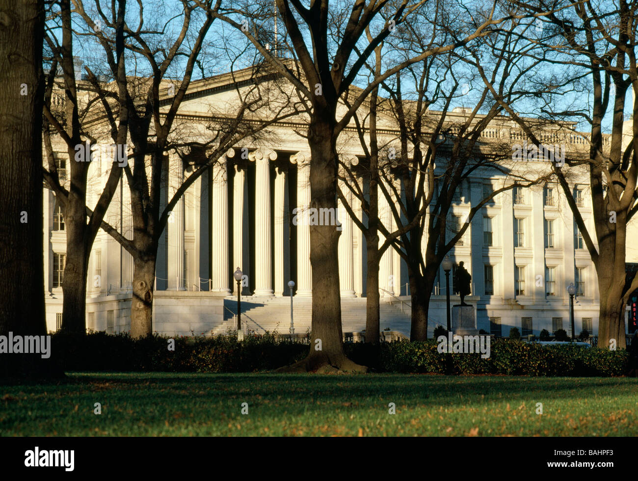 U S Treasury Building Washington D C USA Foto Stock