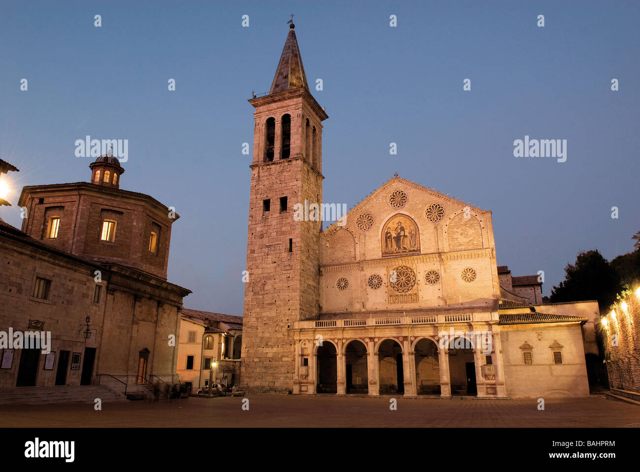Il duomo di Spoleto Foto Stock