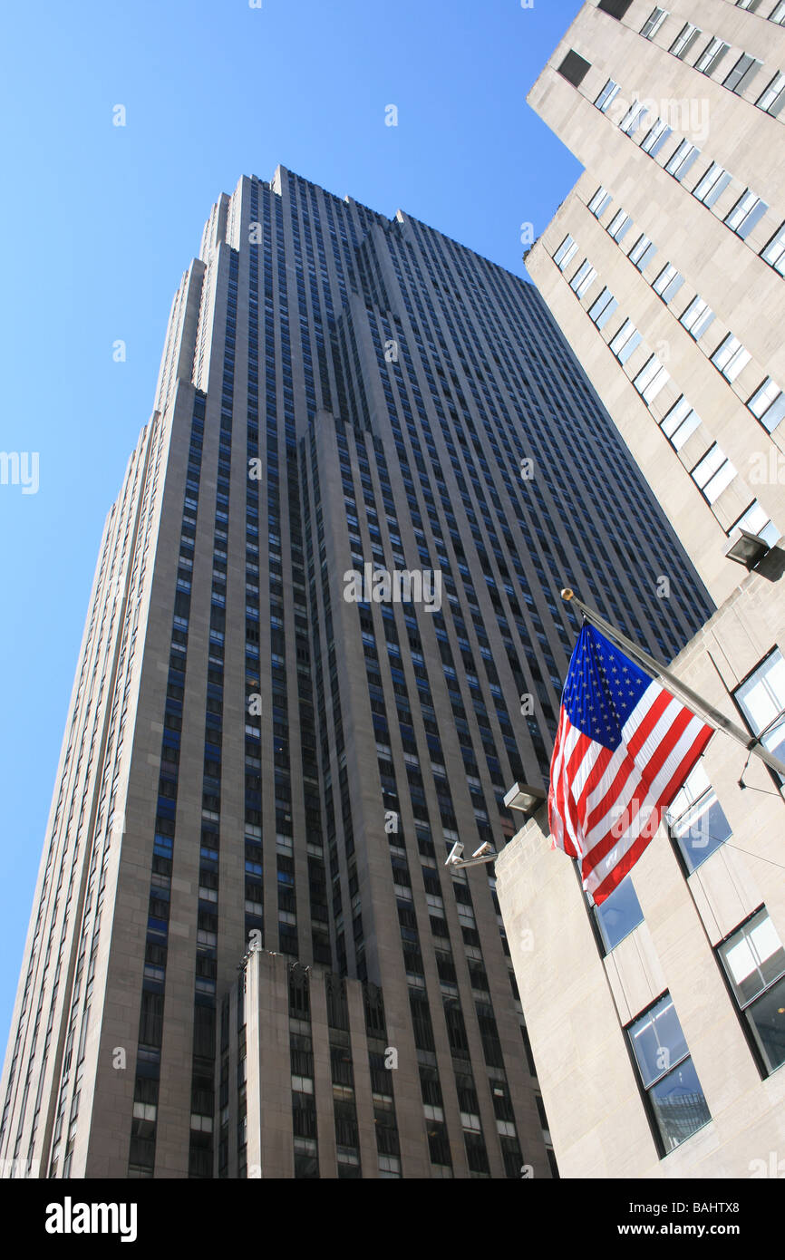 30 Rockefeller Center nel centro di Manhattan. Foto Stock