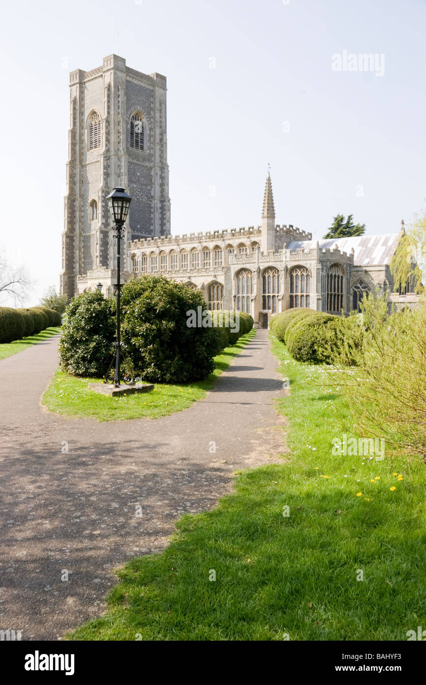 Chiesa di San Pietro e di San Paolo Lavenham Suffolk in Inghilterra Foto Stock