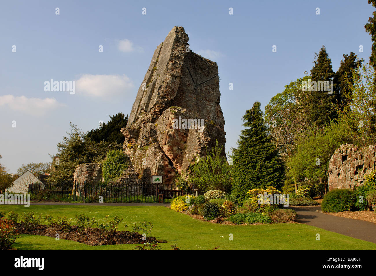 Bridgnorth Castello, Shropshire, Inghilterra, Regno Unito Foto Stock