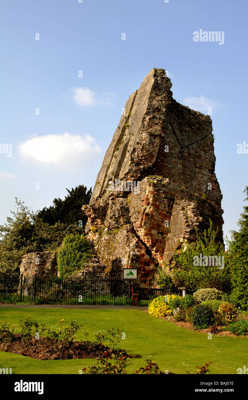 Bridgnorth Castello, Shropshire, Inghilterra, Regno Unito Foto Stock