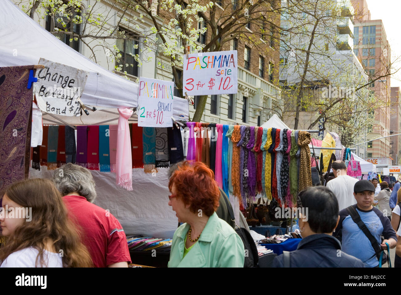 Fiera di strada upper west side di Manhattan a New York City Foto Stock