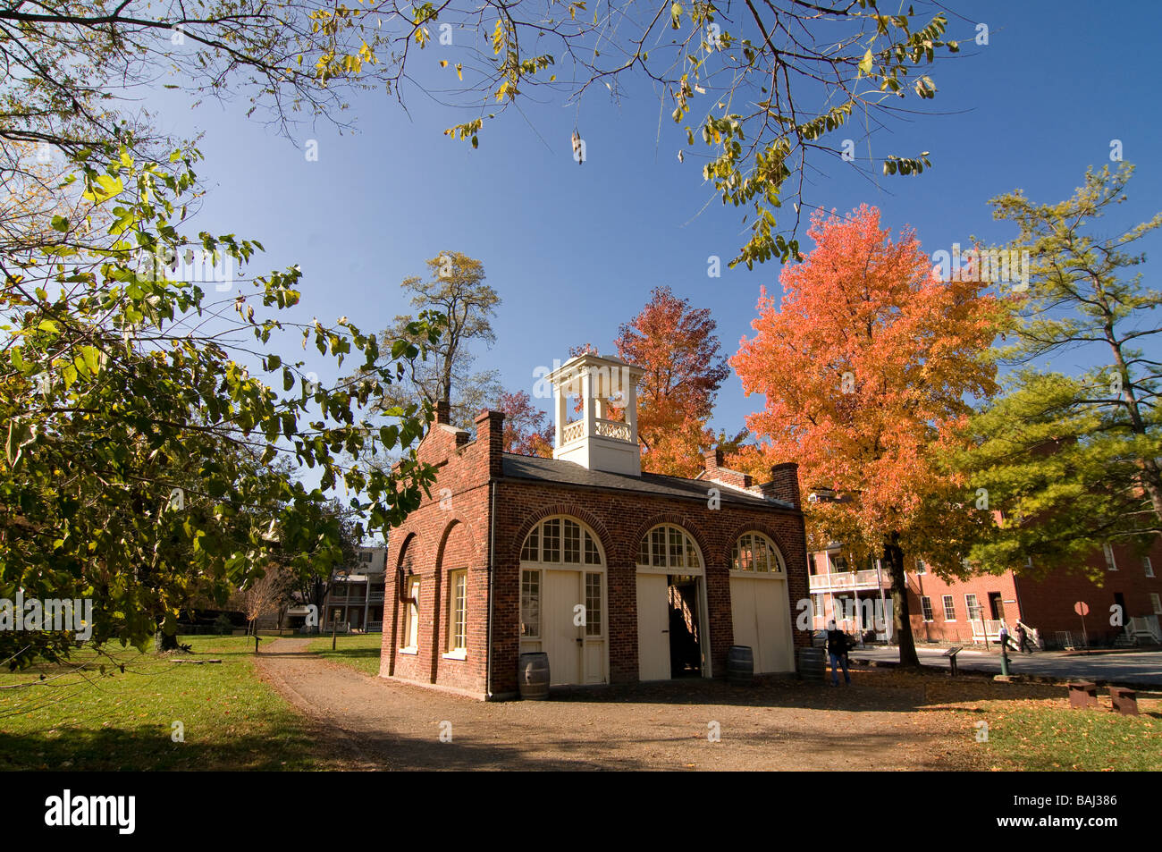 Cappella in autunno harpers Ferry Maryland Stati Uniti d'America Foto Stock