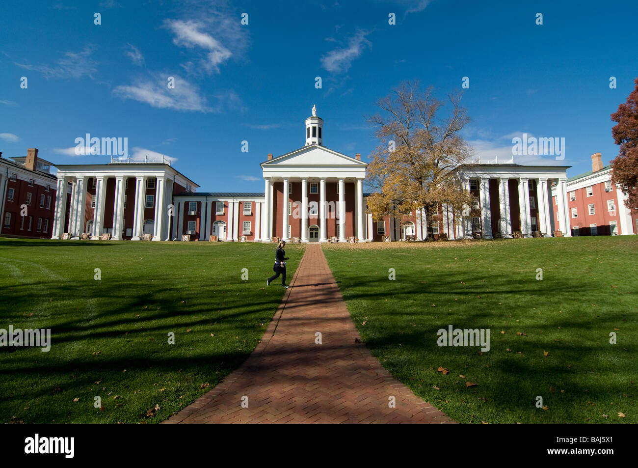 Parte del Campus di Washington and Lee University Lexington North Carolina Stati Uniti d'America Foto Stock