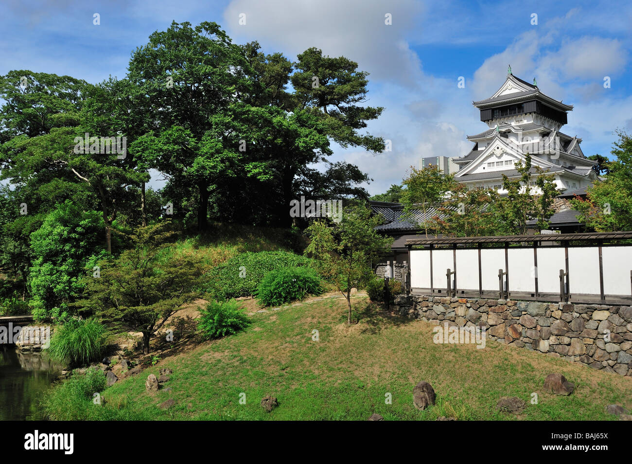 Il castello di kokura, Kitakyushu, nella prefettura di Fukuoka, Kyushu, Giappone Foto Stock