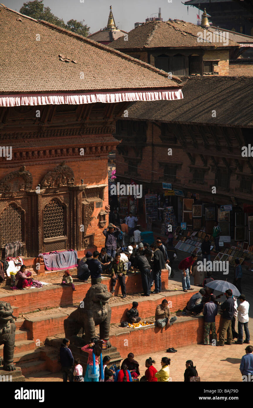 Kathmandu Durbar Square, Nepal Foto Stock