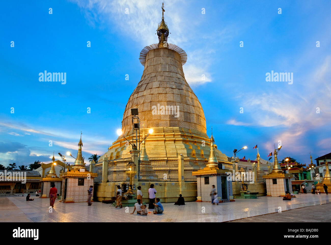 Botataung Paya. Yangon. Myanmar Foto Stock