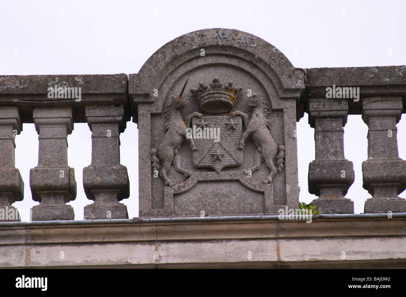 Stemma Chateau de rully Borgogna Francia Foto Stock
