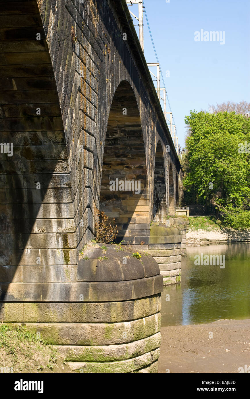 Ponte sul fiume Ribble Foto Stock