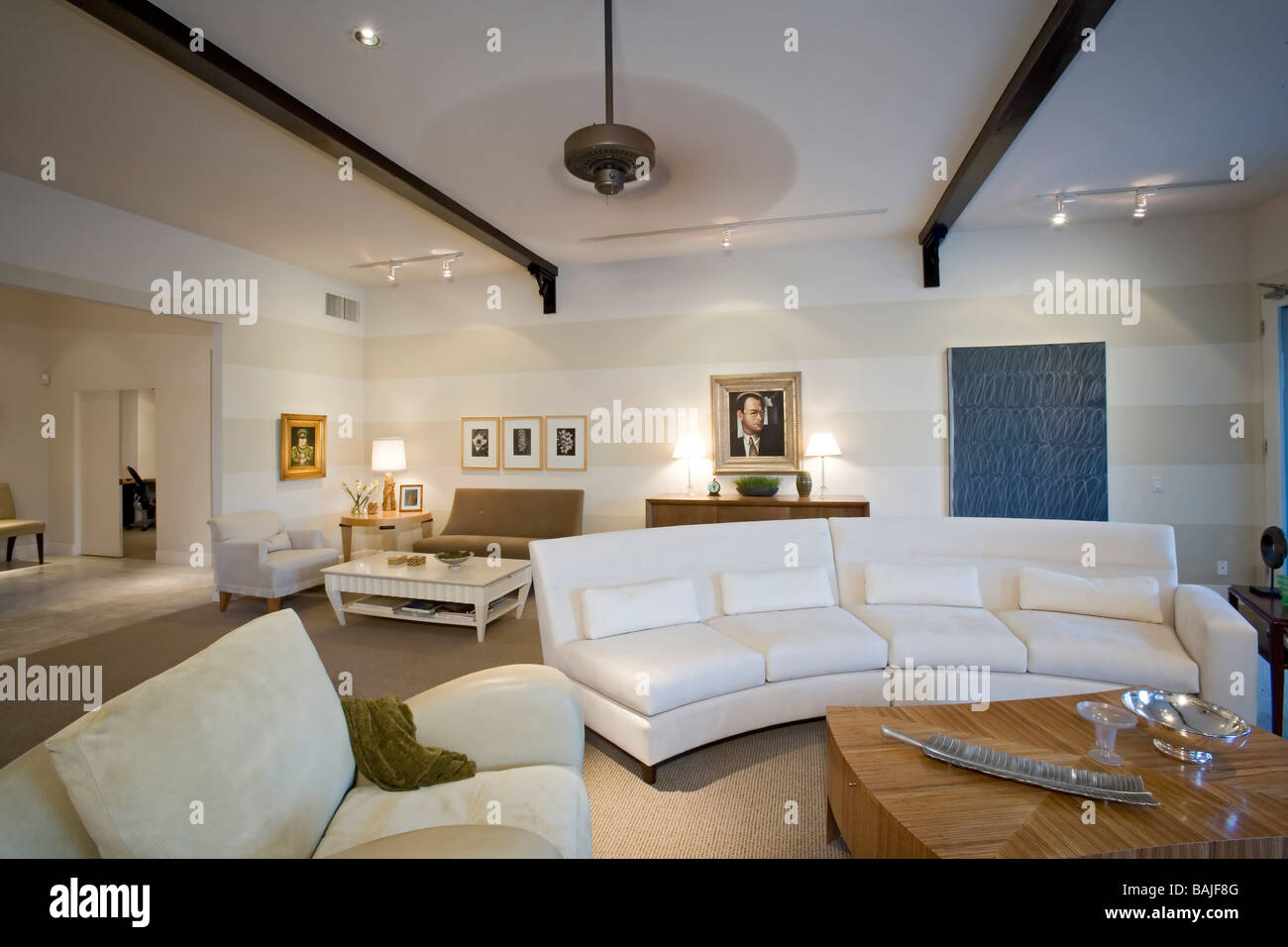 Luxury interior design, soggiorno Foto Stock