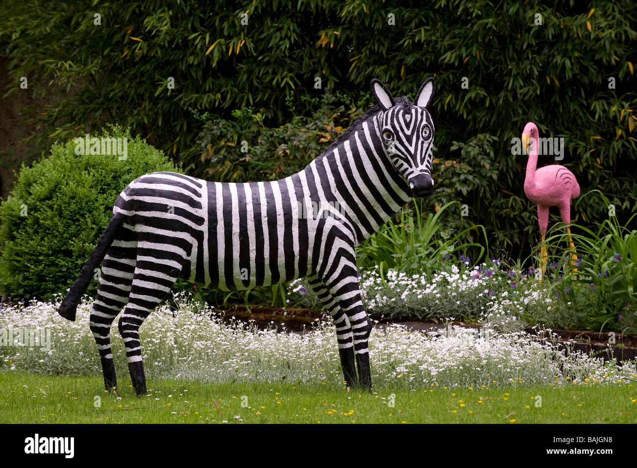 Francia, Yonne, Dicy, la Fabuloserie, poco Africa di Jules Damloup Foto Stock