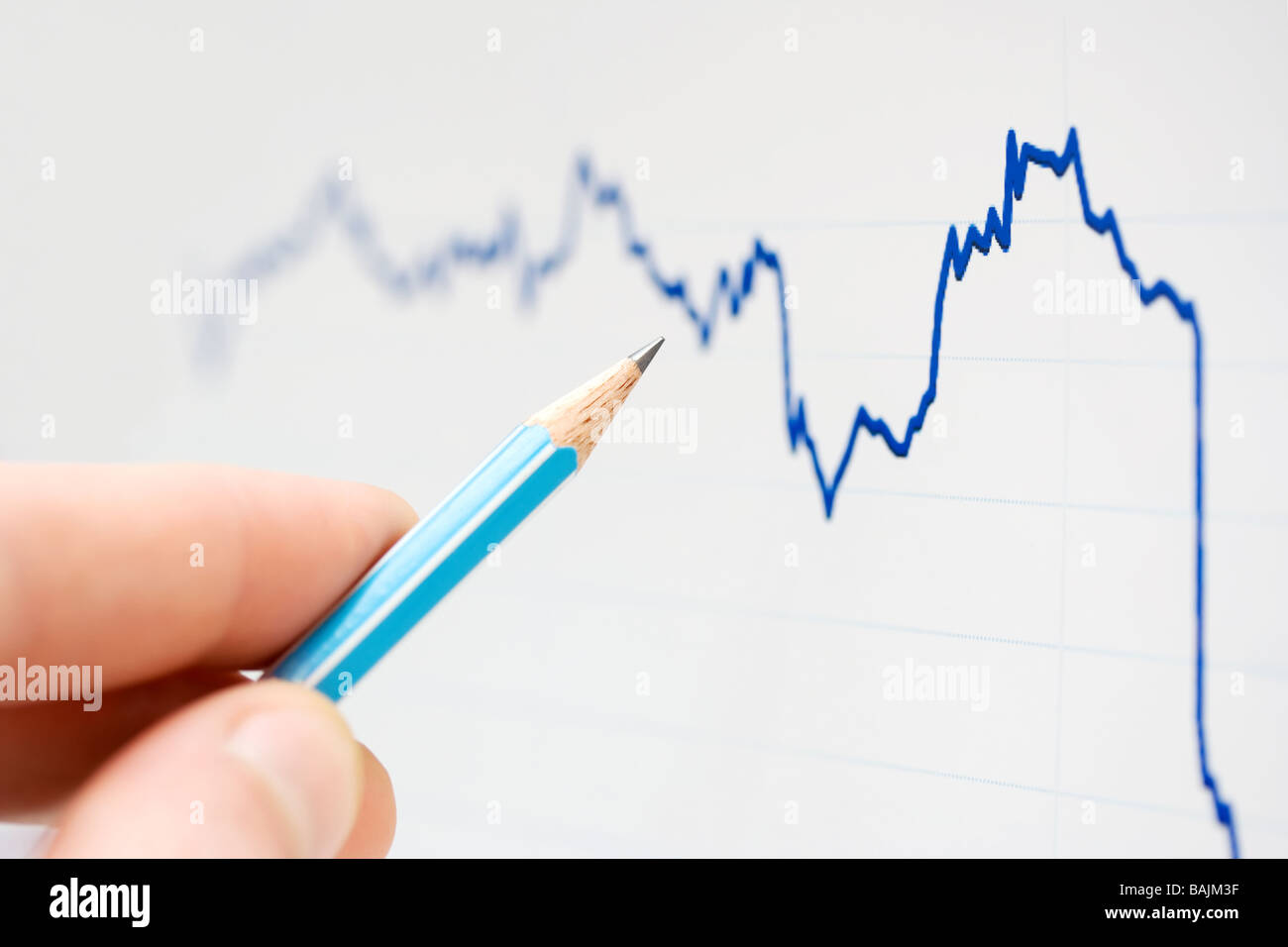 Indice del mercato azionario. Foto Stock