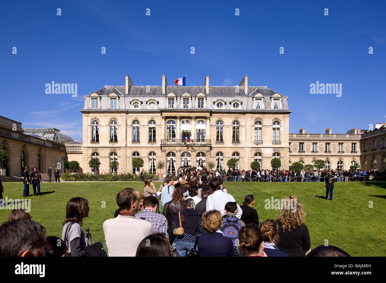 Francia, Parigi, Palais de l'Elysee (Elysee Palace),aperto al pubblico durante les Journées du patrimoine (giornata del patrimonio) nel 2008 Foto Stock