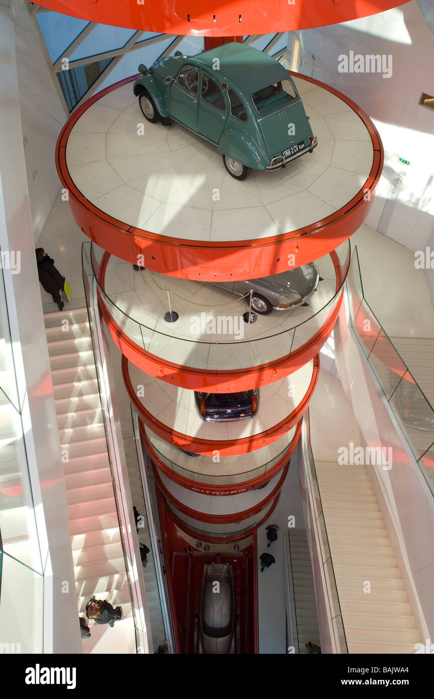 CITROEN FLAGSHIP STORE DI PARIGI, Manuelle Gautrand, Parigi, Francia Foto Stock