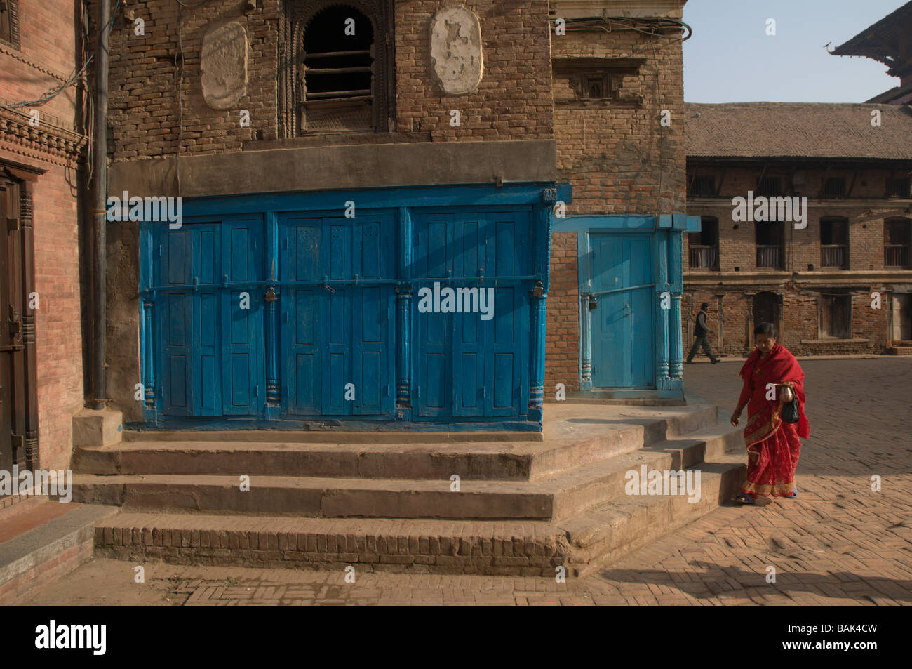 Nepalese fronti del negozio Foto Stock