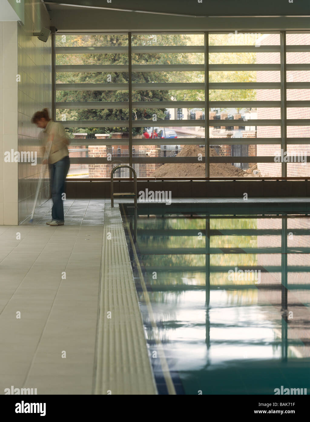 University College School Sports Center e la piscina Foto Stock