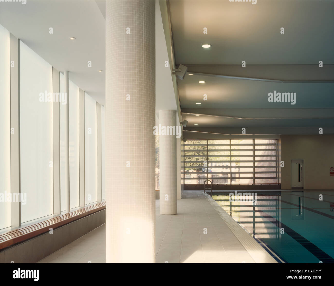 University College School Sports Center e la piscina Foto Stock