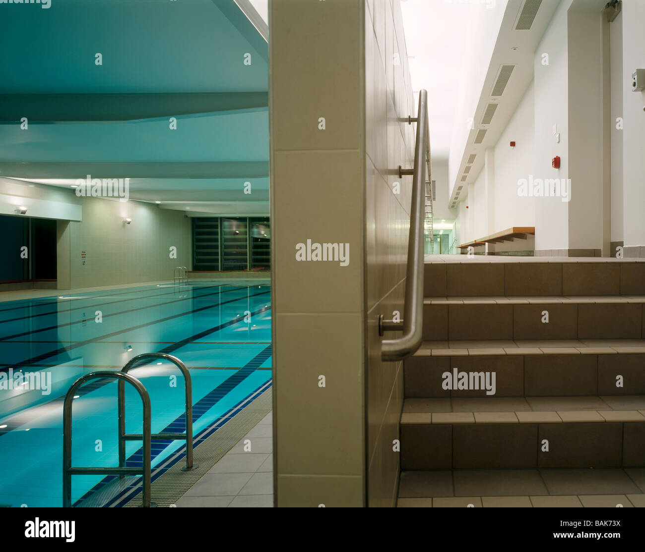 University College School Sports Center e la piscina Foto Stock