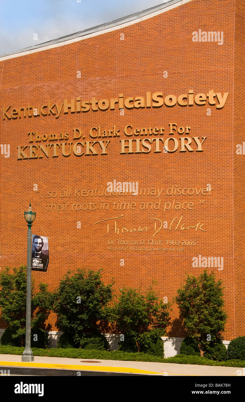 Thomas D. Clarke Centro per il Kentucky Storia Francoforte Kentucky Foto Stock