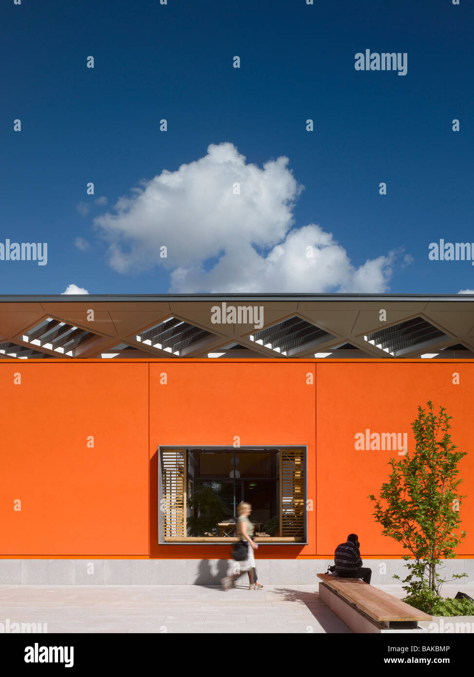 Maggie's Centre di Londra, Regno Unito, Rogers Stirk Harbour + Partners, Maggie's center vista esterna. Foto Stock