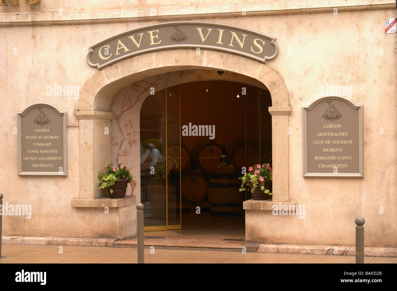 Domaine des vins beaune Cote de Beaune Borgogna Francia Foto Stock