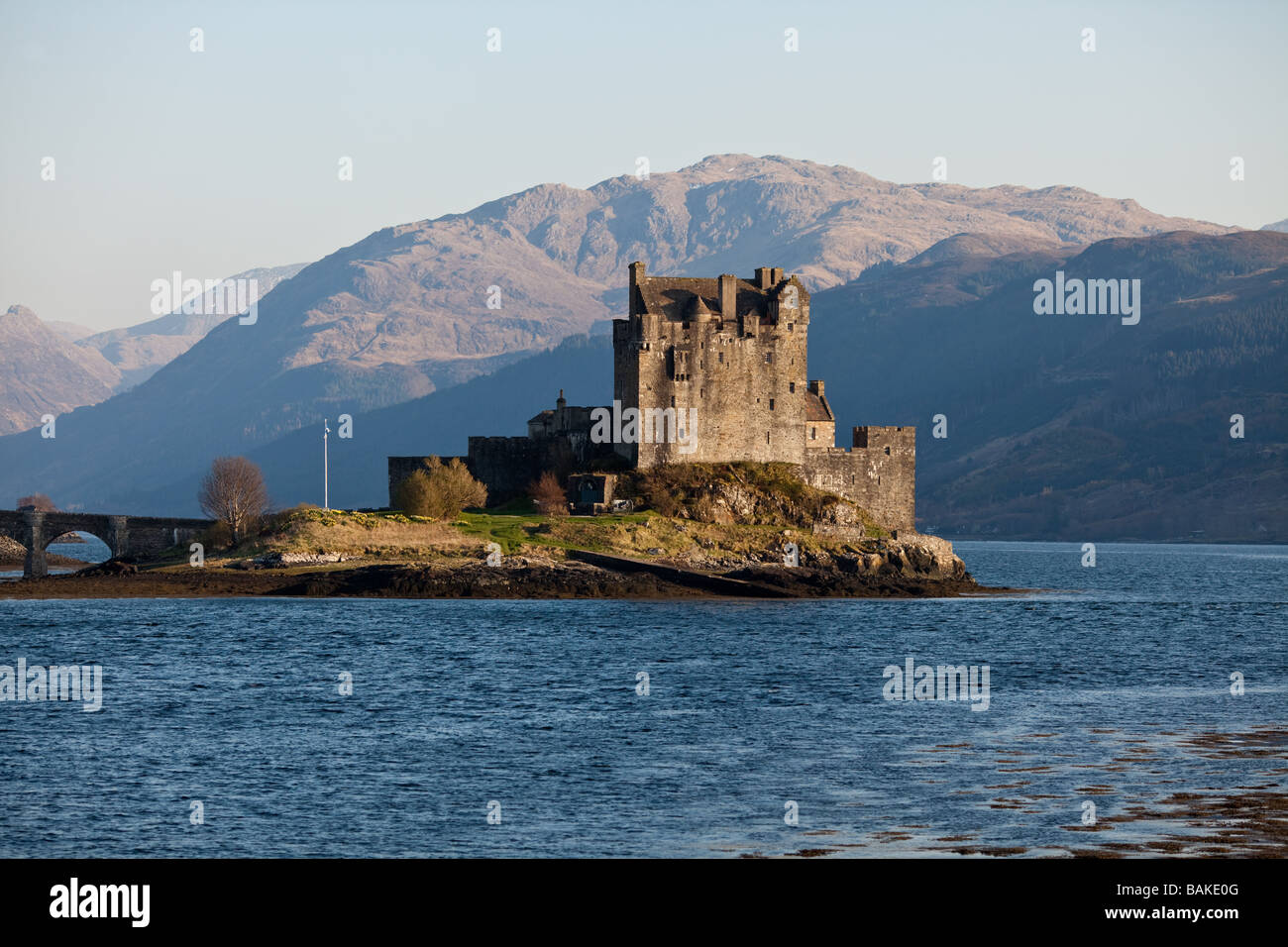 Eilean Donan Castle, Highlands scozzesi Foto Stock