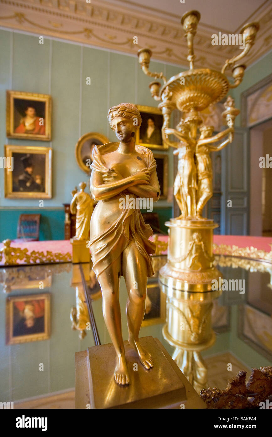 Francia, Parigi Musee Marmottan, arredo in stile impero Foto Stock