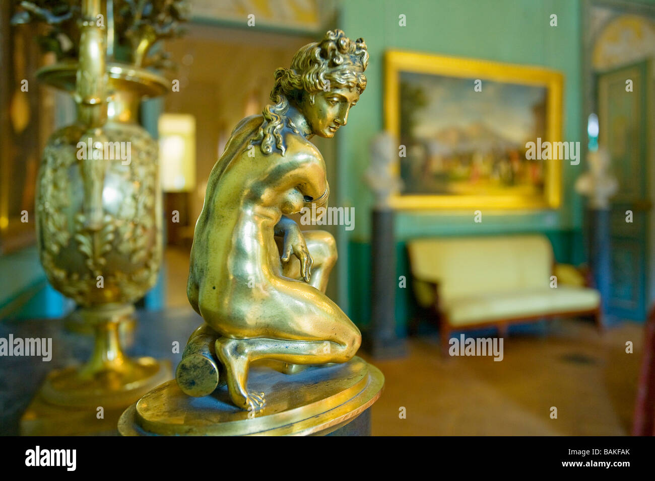 Francia, Parigi Musee Marmottan, arredo in stile impero Foto Stock