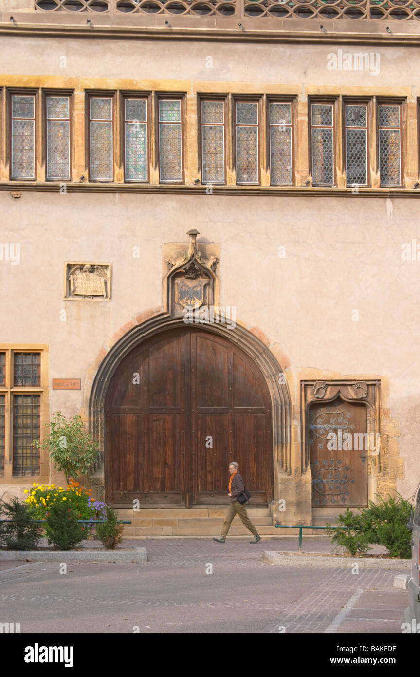 Porta koifhus ancienne douane colmar Alsace Francia Foto Stock