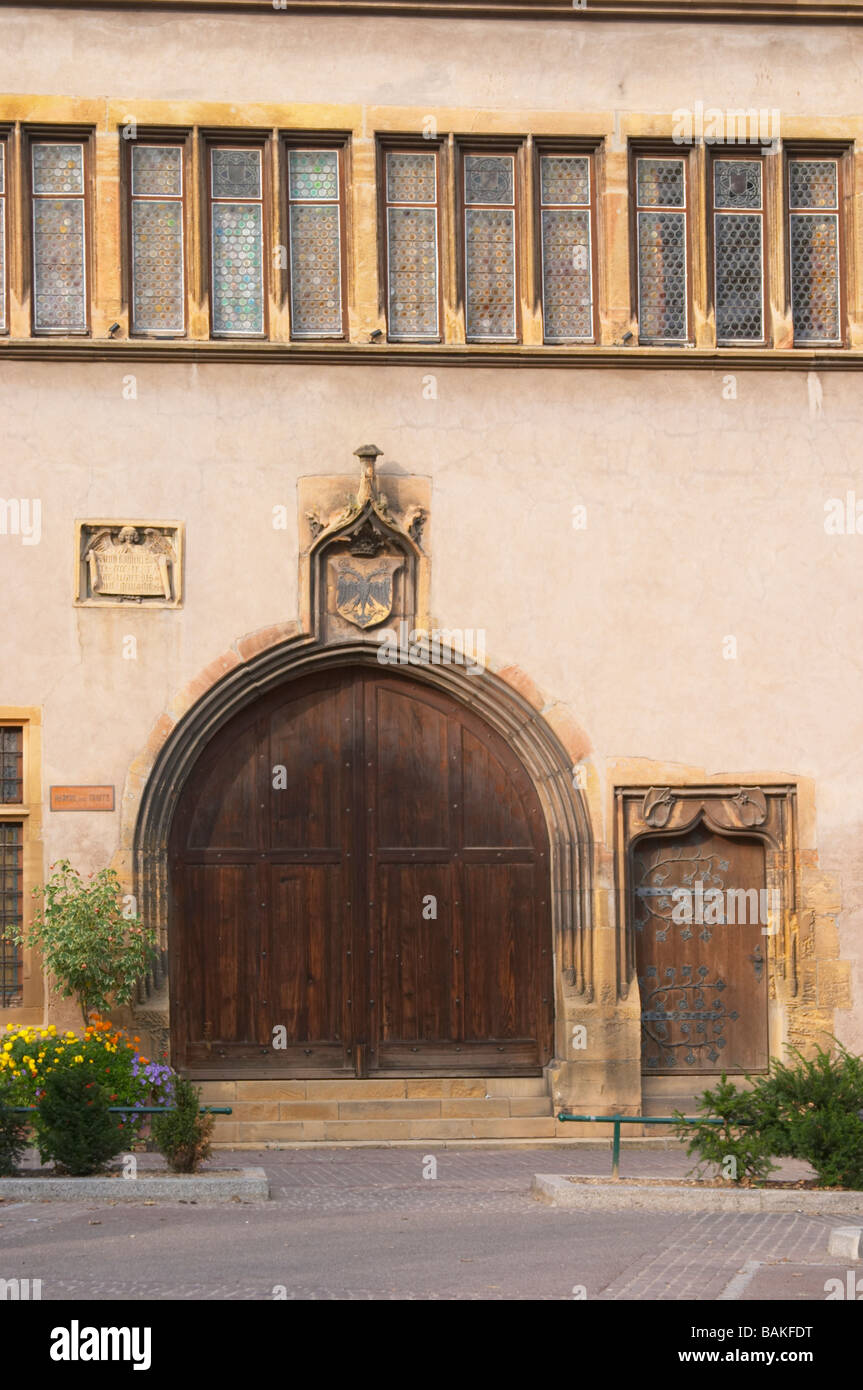 Porta koifhus ancienne douane colmar Alsace Francia Foto Stock