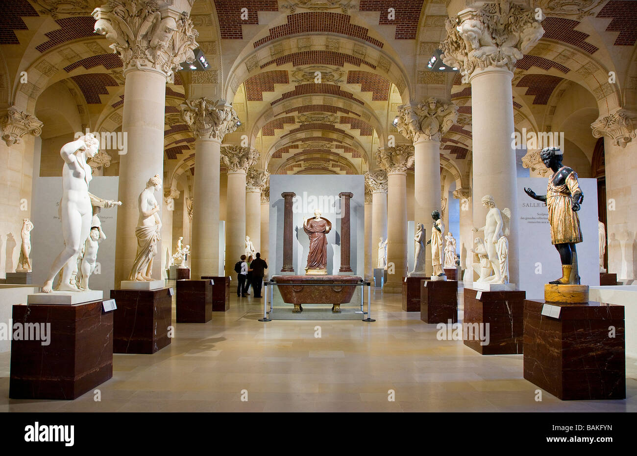 Francia, Parigi, Museo del Louvre, salle du Manege (ex maneggio) per la mostra Arte Antica Foto Stock